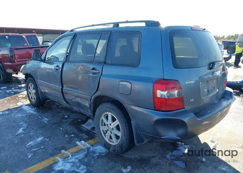 2005 Toyota Highlander V6 из США, поврежденный, VIN JTEGP21A250055209